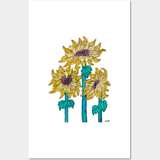 Sunflowers Posters and Art